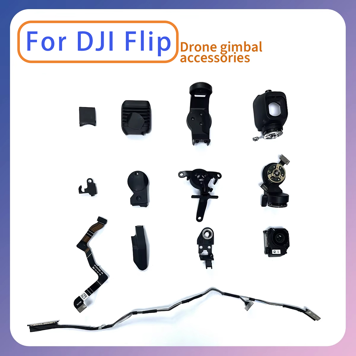 Drone Gimbal Ribbon Cable - كاميرا انحراف فليب أصلية مع محرك،