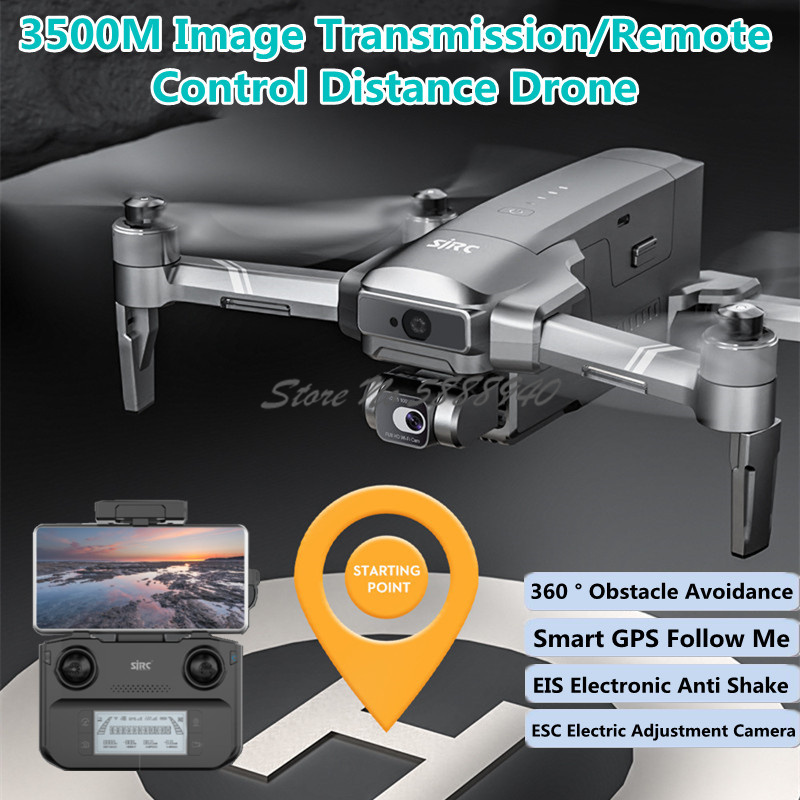 Drone Gimbal 2 Axis - المهنية الجوية الحقيقية 4K GPS اتبعني