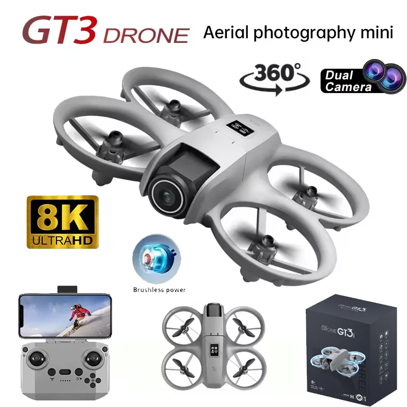 طائرة بدون طيار GT3 الأصلية بد - مراجعة Drone Gimbal 2 Axis وسعره