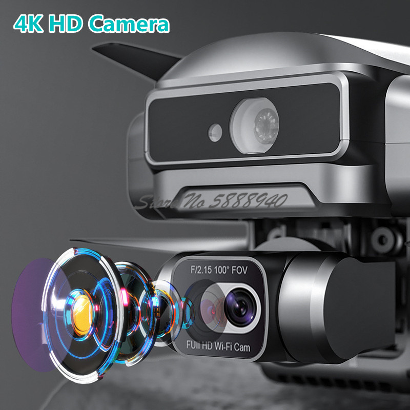 المهنية الجوية الحقيقية 4K GPS - مراجعة Drone Gimbal 2 Axis وسعره
