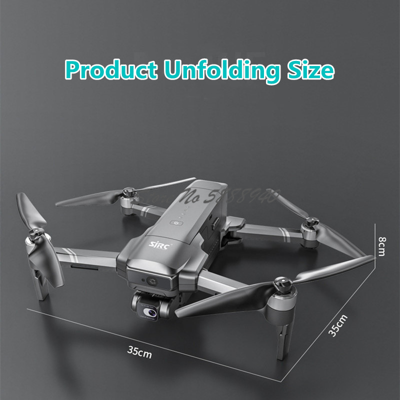 المهنية الجوية الحقيقية 4K GPS - مراجعة Drone Gimbal 2 Axis وسعره