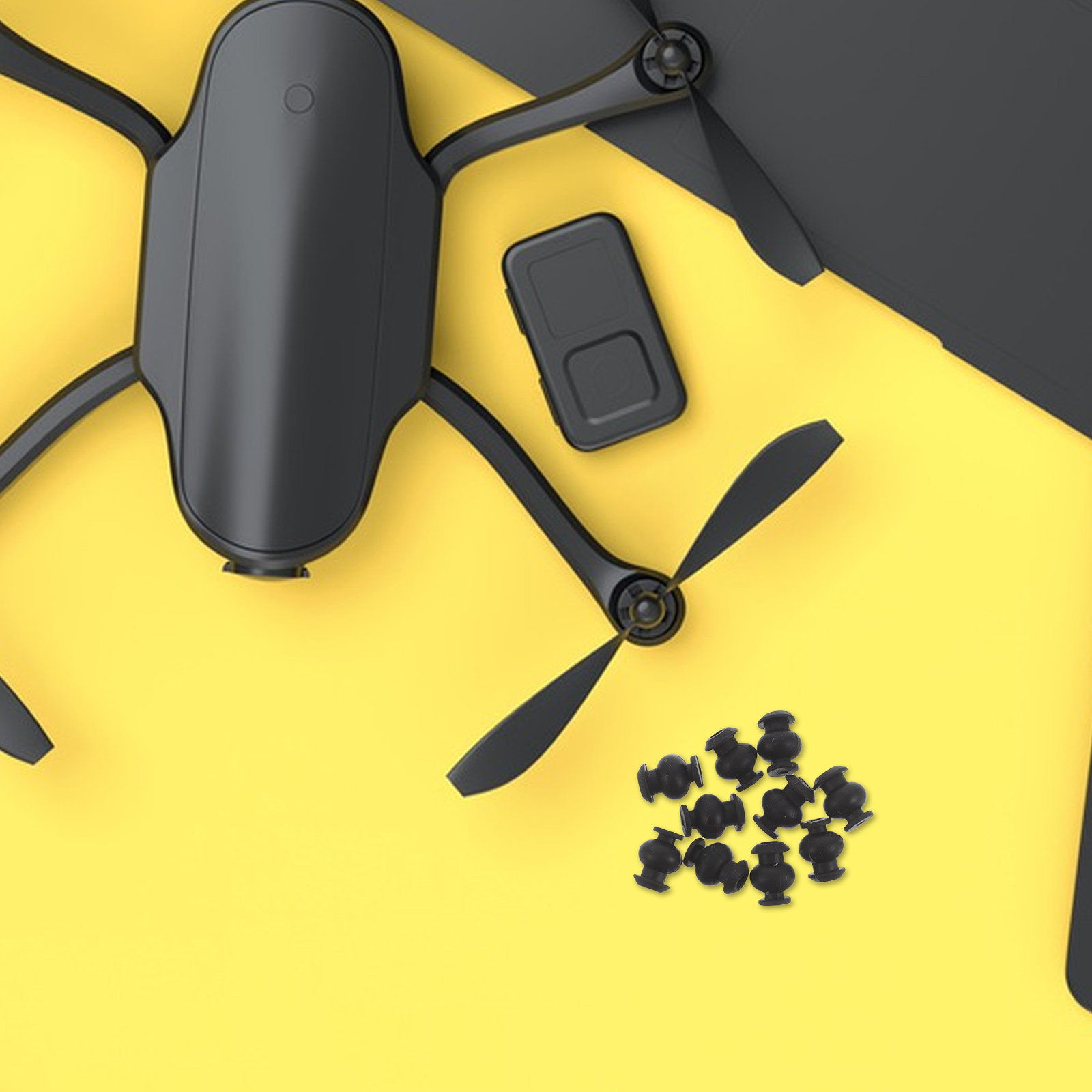 10 قطع من كرات مطاطية ماصة للص - مراجعة Drone Gimbal Dampener وسعره
